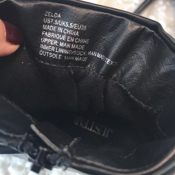 Black stiletto booties. - Picture 3 of 3